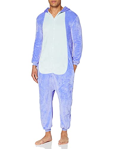 Everglamour - pijama/mono, azul, basado en el personaje Stitch de Lilo y Stitch