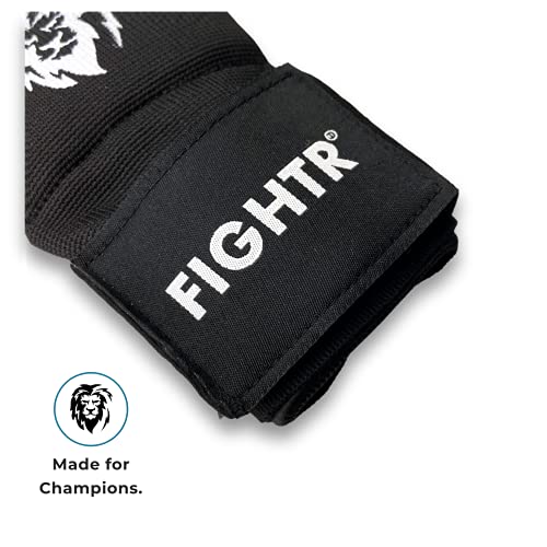 FIGHTR® Premium Gel Guantes de Boxeo - de rápida colocación y Gran Estabilidad | Envoltorios de Gel para Las Manos de Boxeo, MMA, Muay Thai y Artes Marciales | con Venda Larga