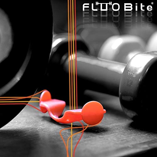 Fluobite Protector bucal específico para levantamiento de pesas, Powerlifting y entrenamiento funcional.