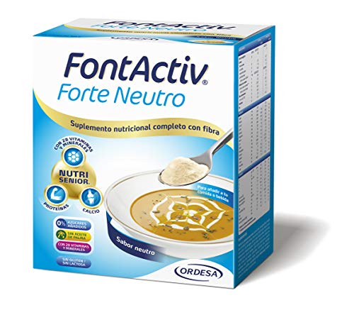 FONTACTIV Forte Neutro Nf - 10 Sobres De 30Gr Suplemento Nutricional Para Adultos Y Mayores - 1 A 4 Sobres Al Día. 300 g