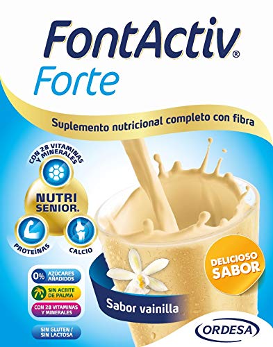 FONTACTIV Forte Vainilla Suplemento Nutricional para Adultos y Mayores - 30 grs 1 o 2 veces al día 800 gr