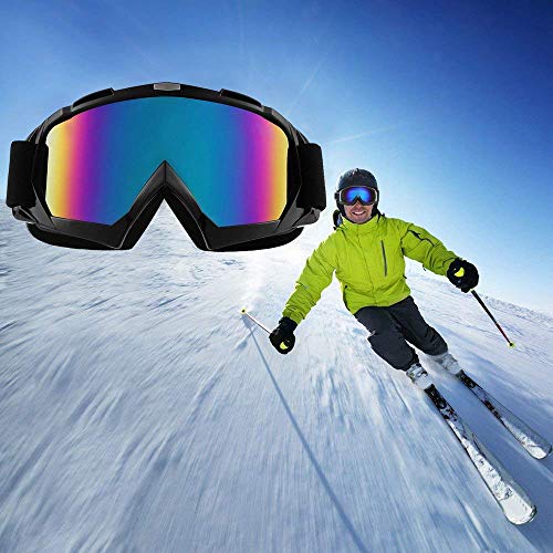 Gafas de Moto de Cross UV Protección Antivaho para Actividades Moto Cross MTB Bicicleta Snowboard Esquí Ciclismo