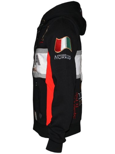 Geographical Norway WK306H/GN Capucha, Negro, Large para Hombre