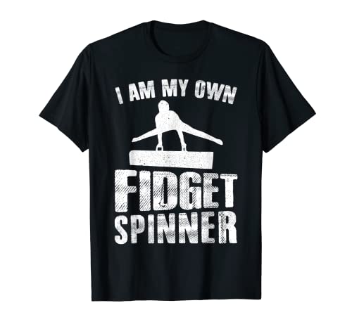 Gimnasia novedad gimnasio Fidget Spinner niñas niños Camiseta