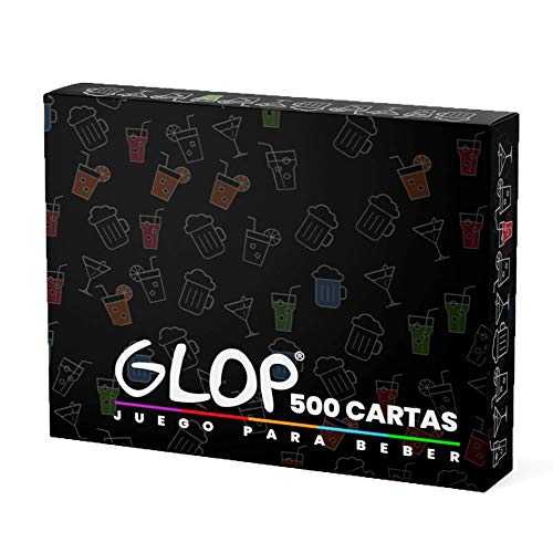 Glop 500 Cartas - Juegos de Mesa Adulto - Juegos para Beber - Juegos de Cartas para Fiestas - Regalos Originales para Hombres y Mujeres