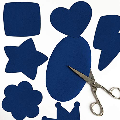 Haberdashery Online 6 rodilleras niños color Azulón termoadhesivas de plancha. Coderas para proteger tu ropa y reparación de pantalones, chaquetas, jerseys, camisas. 10,5 x 8 cm. Ref. 20 Azulón