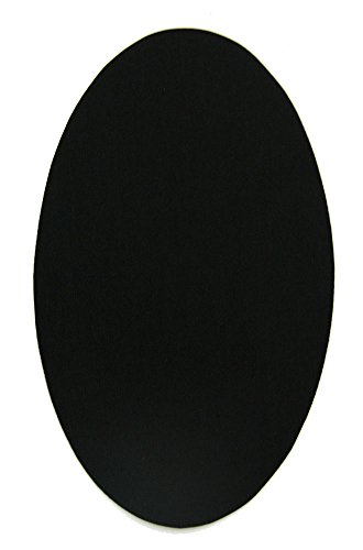 Haberdashery Online 6 Rodilleras TERMOADHESIVAS Negras Color 7. Rodilleras para Proteger Pantalones