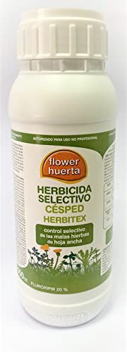 Herbicida selectivo césped Fluroxipir 20%. 500 mls. para 200 litros de tratamiento, Herbicida para control de mala hierbas de hoja ancha