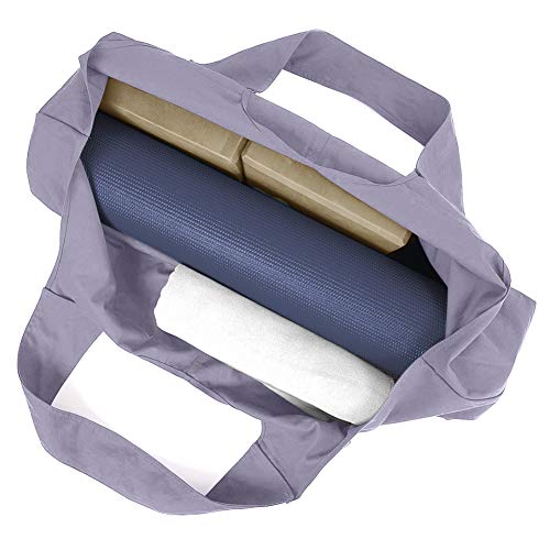 Hivexagon Bolsa de Yoga Multi Usos,Gran capacidad puedes poner la esterilla de yoga,Un bolsillo lateral grande y un bolsillo interior,Adecuado para clases de yoga y gimnasios