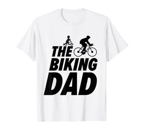 Hombre The Biking Dad - Bicicleta para papá con niño Camiseta