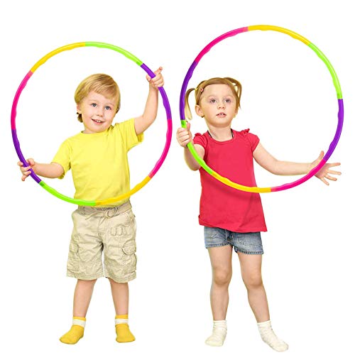 Hula Hoop Fitness niños, Aro de Fitness, Aro de Fitness Desmontable, Hula Hoop Fitness Desmontable, Hula Hoop para Deportes e Ejercicios,Hula Hoop para niños