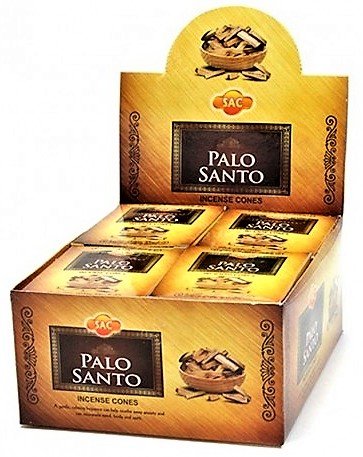 Incienso Sac - Palo Santo - 4 Cajas x 10 Conos