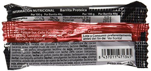 Infisport Protein Bar Secuencial, Sabor Chocolate - 24 Unidades