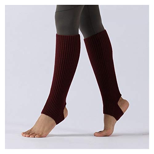 JINGGEGE Calentadores de piernas de punto para ballet/vientre/calcetines modernos de baile para mujer, mangas cálidas para calentar las piernas, para mujer (color: estilo I)