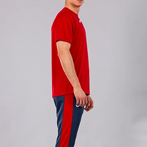 Joma Combi - Camiseta de Manga Corta, Hombre, Rojo, 2XL-3XL