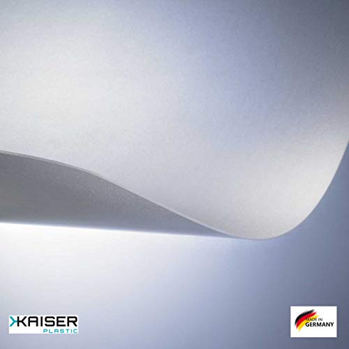 KAISER PLASTIC® Xtra Strong - Esterilla protectora para suelos, 92 x 122 cm, suelo duro, fabricada en Alemania