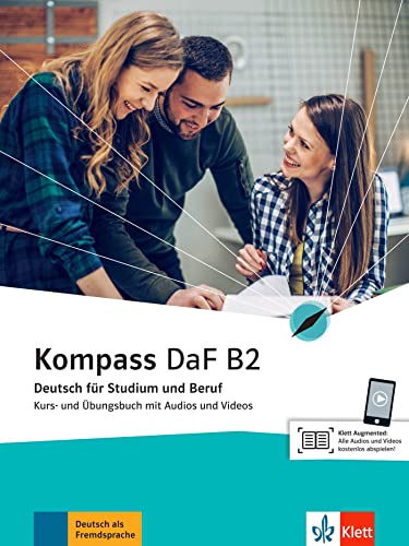 Kompass b2 alumno y ejercicios + online: Deutsch für Studium und Beruf
