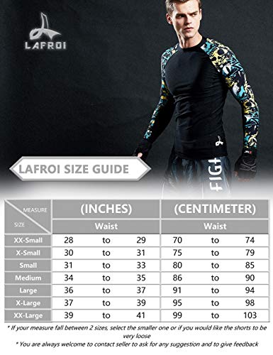 LAFROI QJK01 Pantalones cortos para hombre, con cordón y 1 bolsillo, para artes marciales mixtas, cross training y boxeo, Hombre, dragón, L
