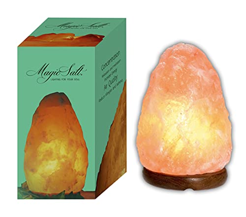 LAMARE Lámpara de sal del Himalaya de hasta 2kg. Caja original Magic Salt® Lighting For Your Soul.