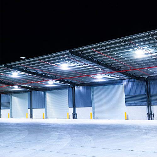 LEADERSSON – Foco Industrial Campana LED UFO Ø400 MARS TG 200W 32000 Lúmenes 4500K Luz Natural estanca IP65 para taller, nave hangar, comercio, garaje, gimnasio