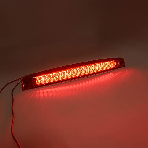Lente roja roja LED 3ª luz de freno para Renault Megane II MK2 Estate centro trasero alto montaje lámpara de parada, OEM #: 8200175538