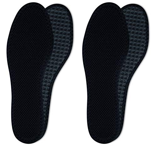 Lenzen Deo Breezers 2 Pares de Plantillas para la Circulación de Aire en el Zapato I Sensación de Frescura I Carbón Activo Antiolor (41)