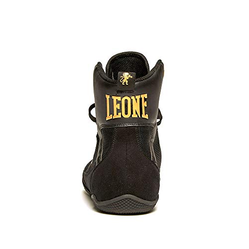 LEONE 1947 Premium, Zapatillas de Boxeo Hombre, Negro, 42 EU