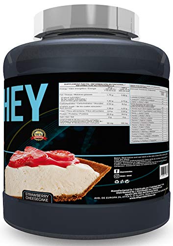 Life Pro Whey 2Kg | Suplemento Deportivo, 78% Proteína de Concentrado de Suero, Protege Tejidos, Anticatabolismo, Crecimiento Muscular y Facilita Períodos de Recuperación, Sabor Strawberry Cheesecake