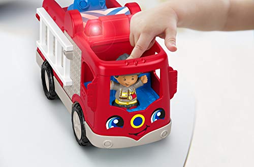 Little People - Camión de Bomberos Playset Juguete para niños de 1 años + Multicolor, FPV32
