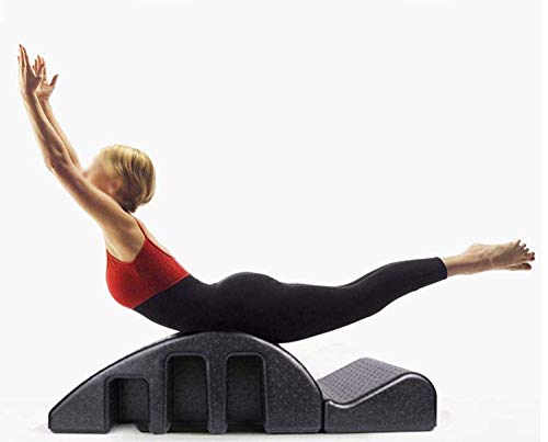 LoMSA Pilates ARC Foam Spine Corrector Corrector Barril, Mesa de Cama de Masaje de Yoga, máquina de corrección de kyphosis Pilates Reformer Científico Ajuste Curva de la espinal