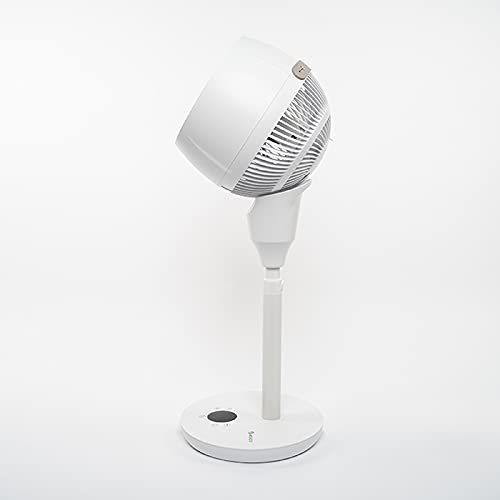Meacofan 1056p Ventilador de Pedestal Extremadamente silencioso y energéticamente eficiente para Dormitorio, Sala de Estar y Gimnasio (1056p) Blanco