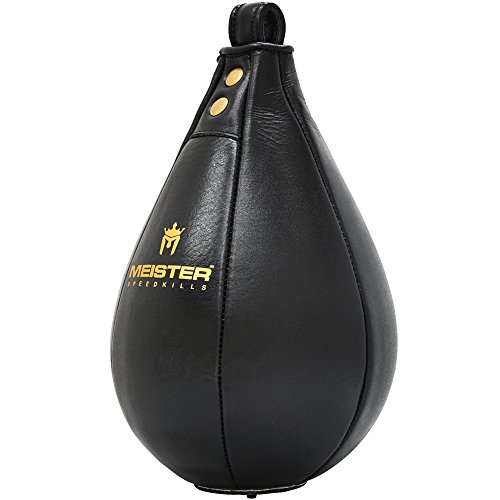 Meister SpeedKills - Bolsa de piel con vejiga de látex ligera, color negro, grande (10,5 x 7 pulgadas)