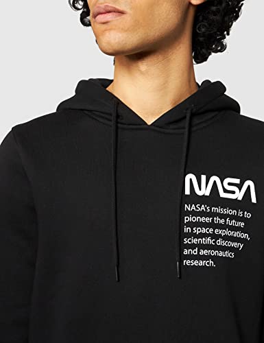 Mister Tee NASA Definition Hoody Sudadera con Capucha, Negro, XL para Hombre