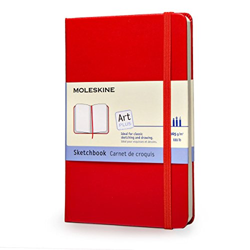 Moleskine S30307 - Cuaderno de bocetos, color rojo