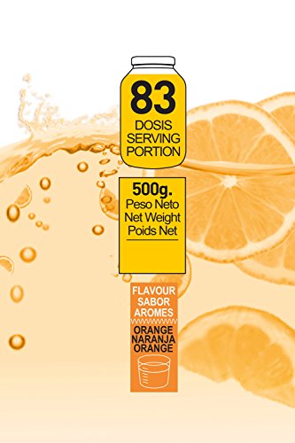 MTX nutrition GLUTAMINE R.GOLD (500g.) Naranja – Suplemento PREMIUM de L-Glutamina en polvo KIOWA_Quality enriquecida con Vitamina B6 y aromatizada con sabores naturales.