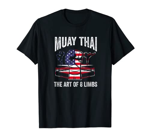 Muay Thai Tha Arte de 8 extremidades luchador artes marciales Camiseta