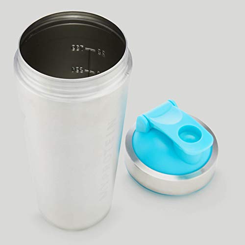 Myprotein Pro Metal Shaker Botella, Adultos Unisex, Plateado (Plateado), Talla Unica
