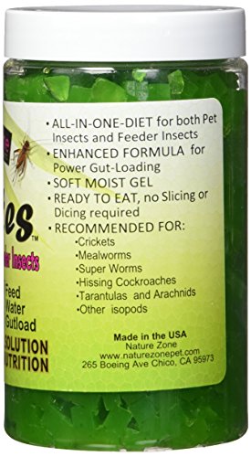 NATURE ZONE Total Bites with Spirulina Complete Diet Food for Crickets 9 Ounces