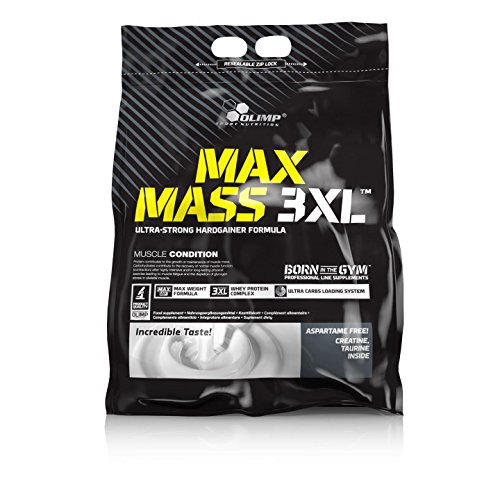 Olimp Sport Nutrition Ganador de Masa Muscular MAX Mass 3XL con Sabor Fresa - 6 kg