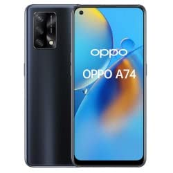 OPPO A74 - Smartphone 128GB, 6GB RAM, Dual SIM, Carga rápida 33W - Negro