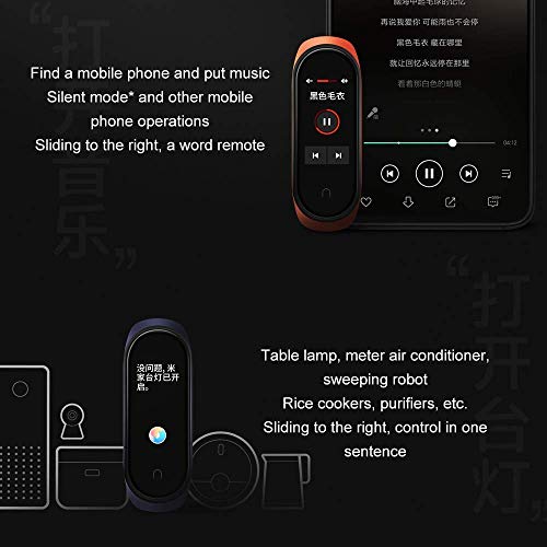 Original Xiaomi Smart Band 4, Adultos Unisex, Negro, Talla única