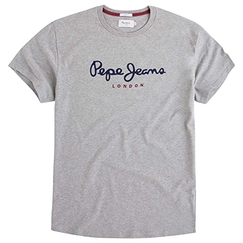 Pepe Jeans Eggo PM500465 Camiseta, Gris (Grey Marl 933), L para Hombre
