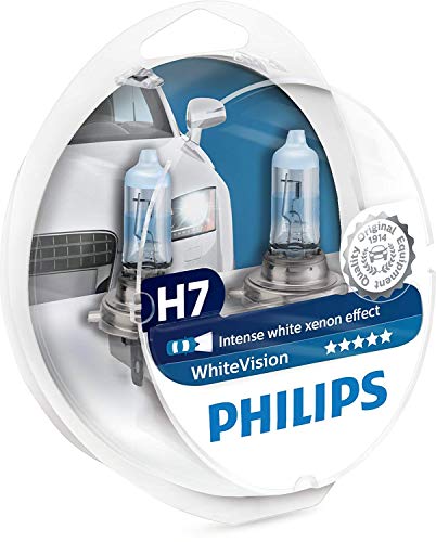 Philips 12972WHVSM WhiteVision Lámpara Halógena, 60% más de Luz, 4300K