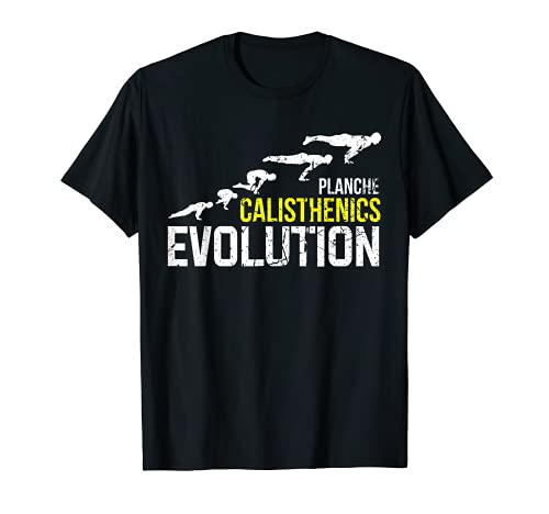 Planche Calistenia Evolución Calle Entrenamiento Camiseta