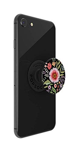 PopSockets PopGrip - Soporte y Agarre para Teléfonos Móviles y Tabletas con un Top Intercambiable - Flower Flair