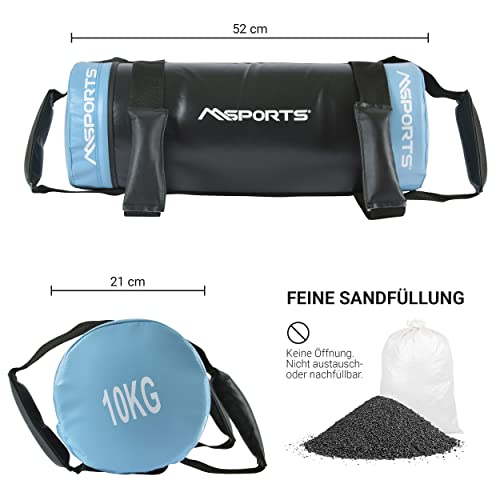 Power Bag Premium 5-30 kg Gimnasio Bag - Saco de arena para gimnasia funcional saco de peso, saco