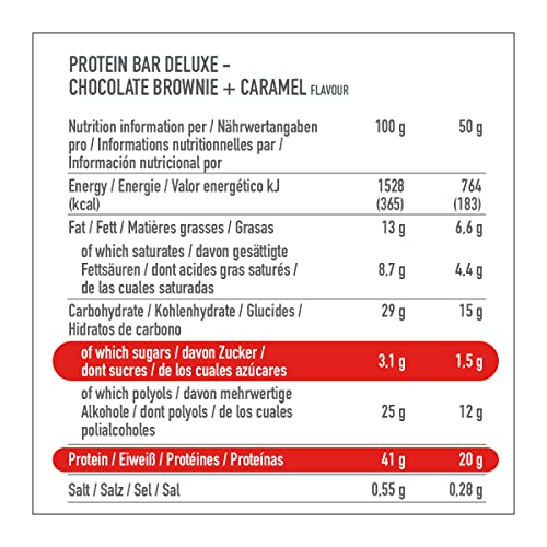 Premier Protein Bar Deluxe Chocolate Brownie 12x50g