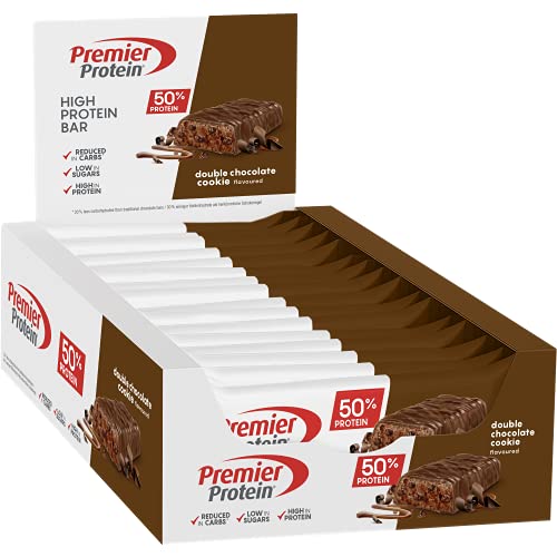 Premier Protein High Protein Bar Double Chocolate Cookie (16x40g)
