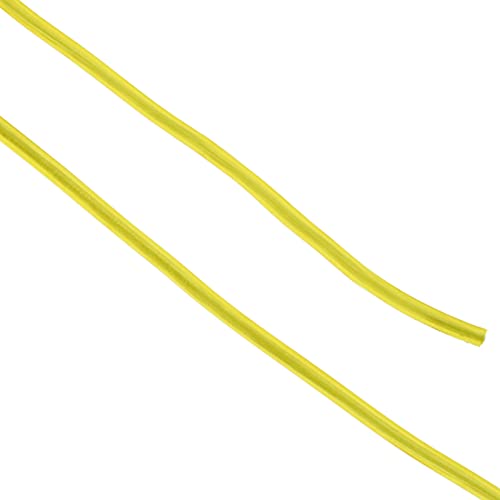 PrimeMatik - Cuerda de tendedero de PVC con núcleo de Polipropileno 30 m x 3 mm Amarilla
