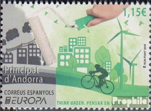 Prophila Collection Andorra - españolas Correos 438 (Completa.edición.) 2016 Medio Ambiente (Sellos para los coleccionistas) Bicicletas